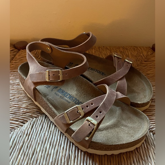 Birkenstock Kumba Oiled Leather Cognac EU 39/US 8-8.5 - Picture 2 of 3
